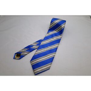 Blue Striped Donald Trump Signature Tie